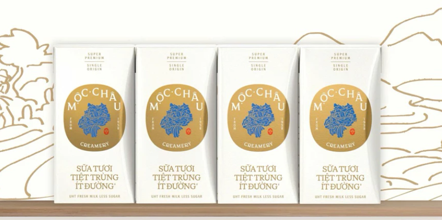 Sữa tươi tiệt trùng có đường Mộc Châu Creamery