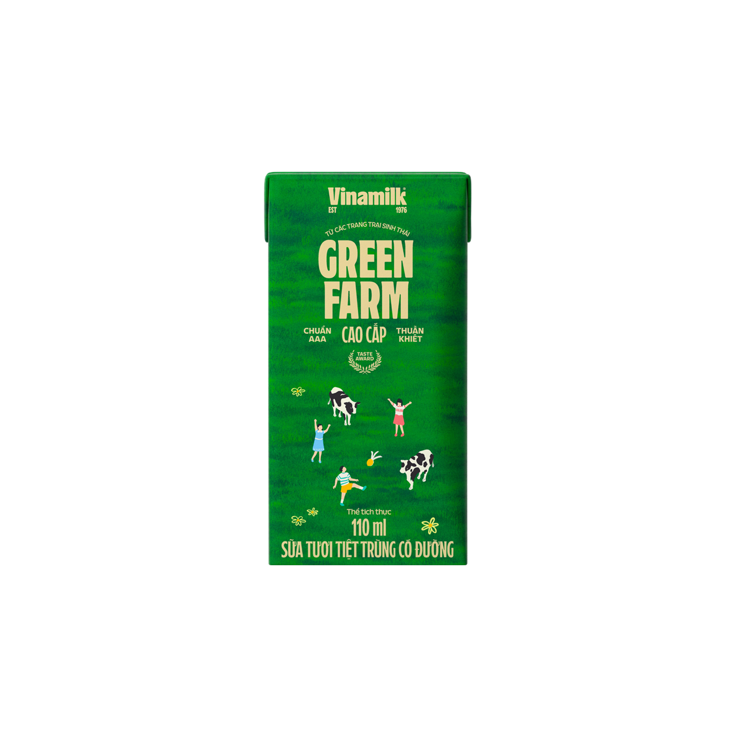Sữa tươi tiệt trùng Green Farm có đường 110ml