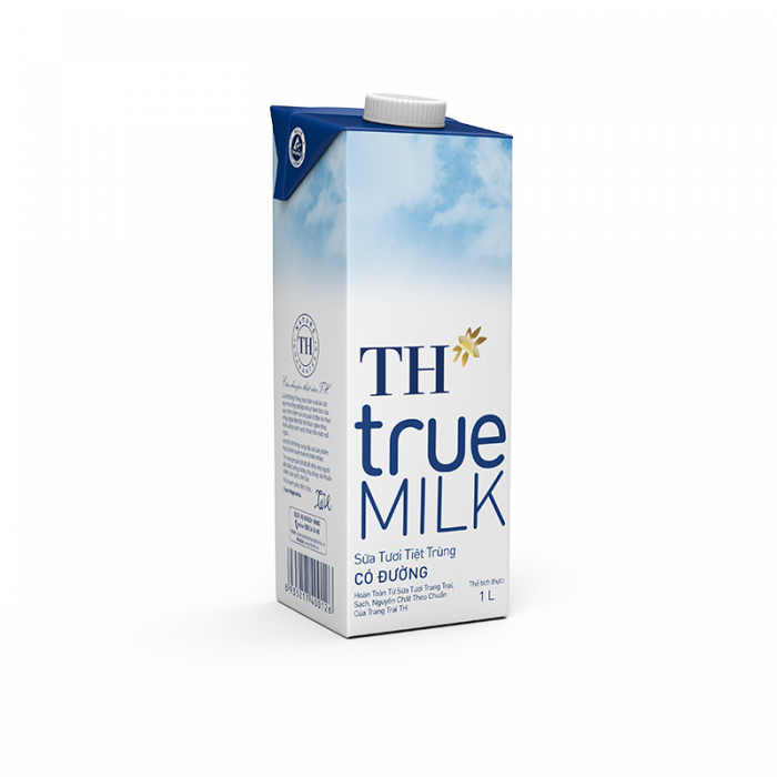 Sữa tươi tiệt trùng có đường TH True Milk 1L