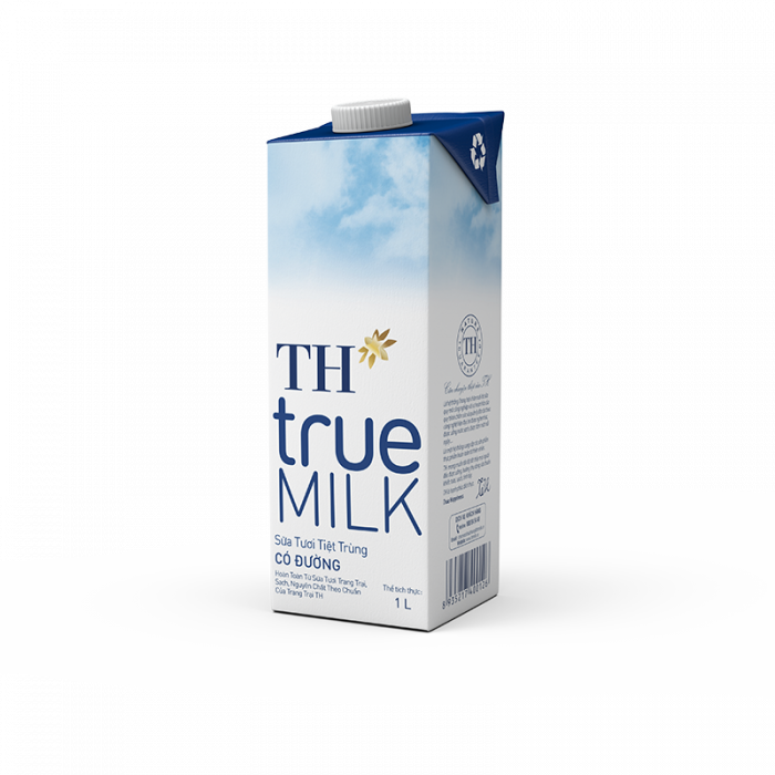 Sữa tươi tiệt trùng có đường TH True Milk 1L