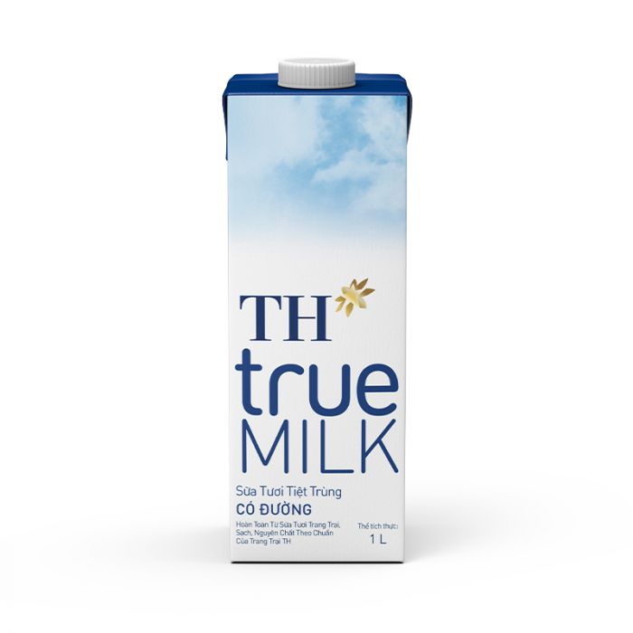 Sữa tươi tiệt trùng có đường TH True Milk 1L
