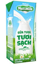Sữa Tươi Tươi Sạch NutiMilk – Sữa Tươi Tiệt Trùng Có Đường 180ml
