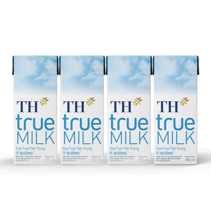 Sữa tươi tiệt trùng TH True Milk lốc 4 hộp