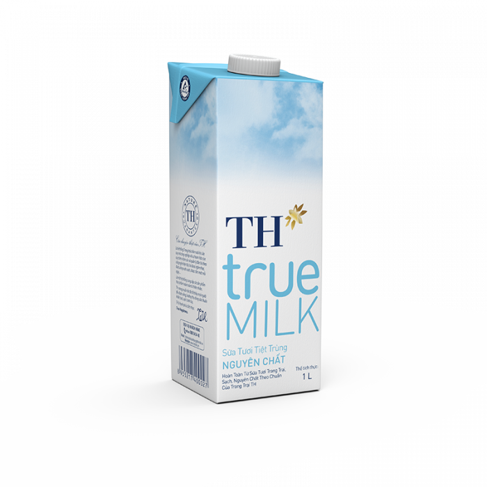 Sữa tươi tiệt trùng nguyên chất ít đường TH True Milk 1L