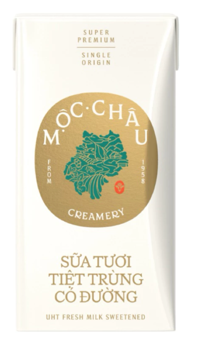 Sữa tươi tiệt trùng có đường Mộc Châu Creamery